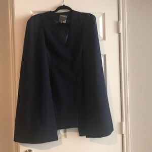 Lavish Alice Split Back Cape Dress